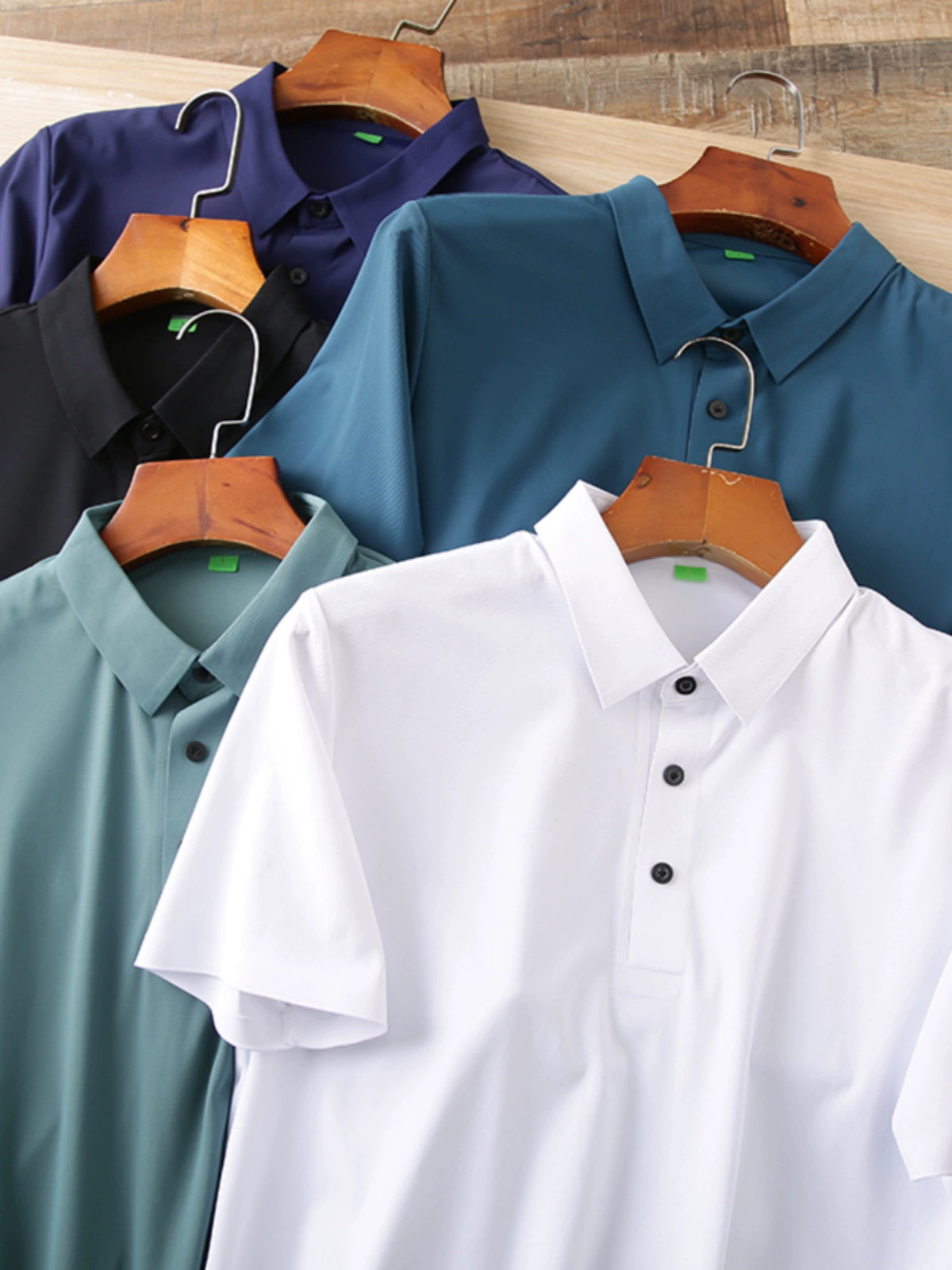 Polo Withdraw from Cupboard Casual Rubber Short-Sleeved T-shirt