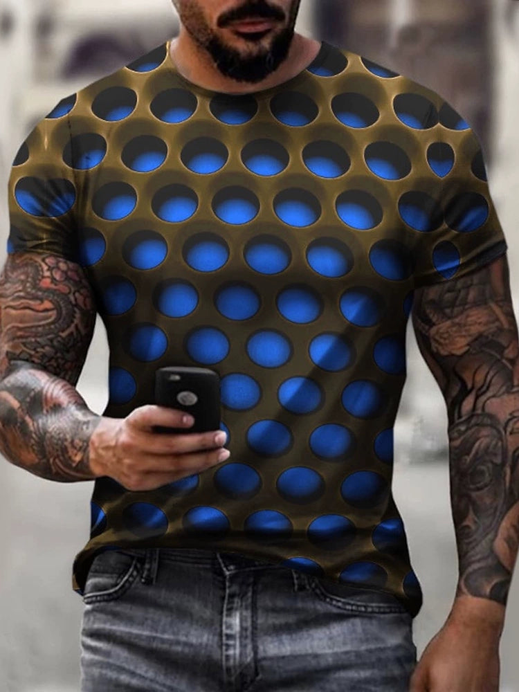 3D Printed Sports Short-Sleeve T-shirt3D Printed Sports Short-Sleeve T-shirt for Men