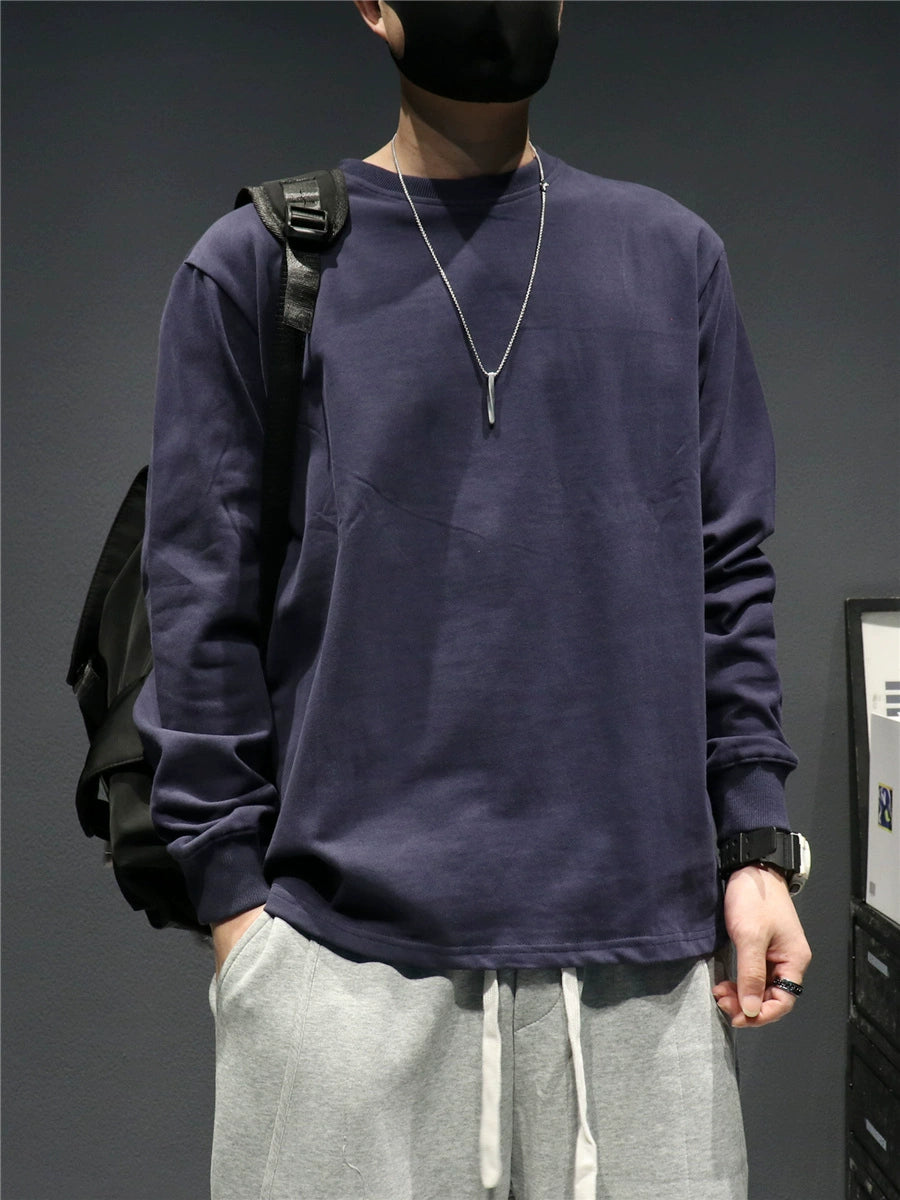 Fashion Brand Magic Ship Hong Kong Style Simple Loose round Neck Sweater