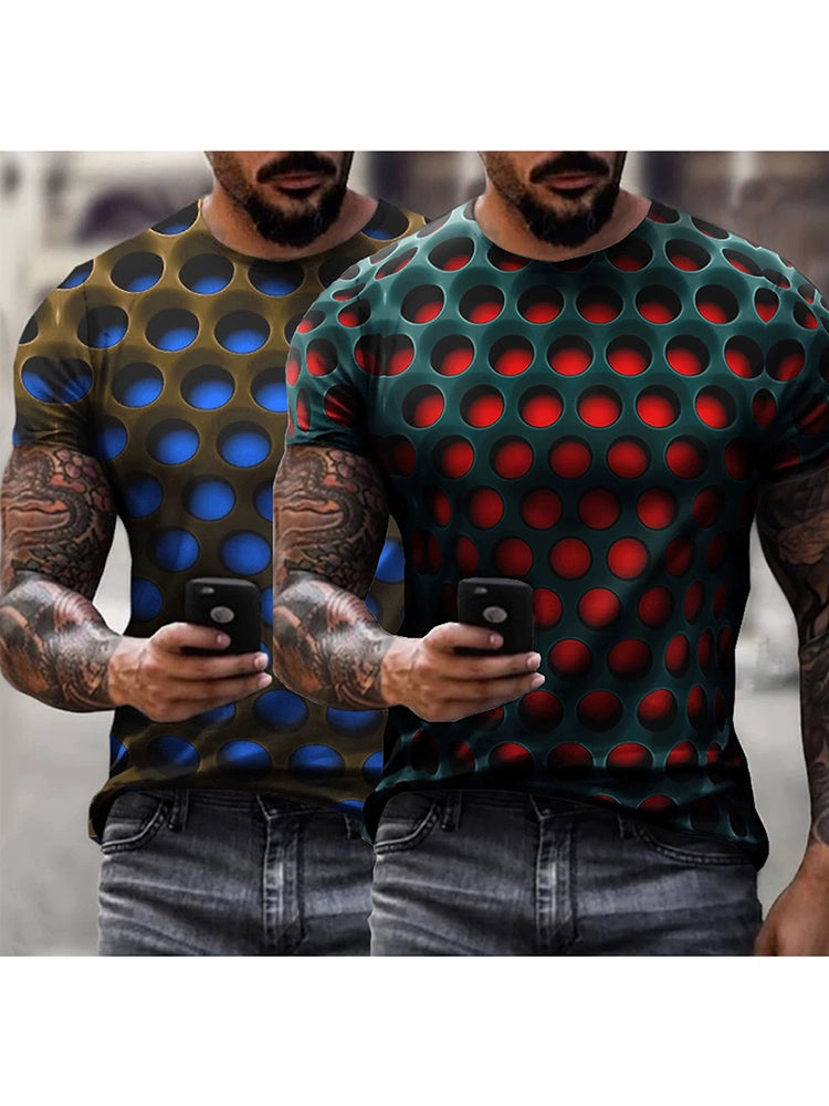 3D Printed Sports Short-Sleeve T-shirt3D Printed Sports Short-Sleeve T-shirt for Men