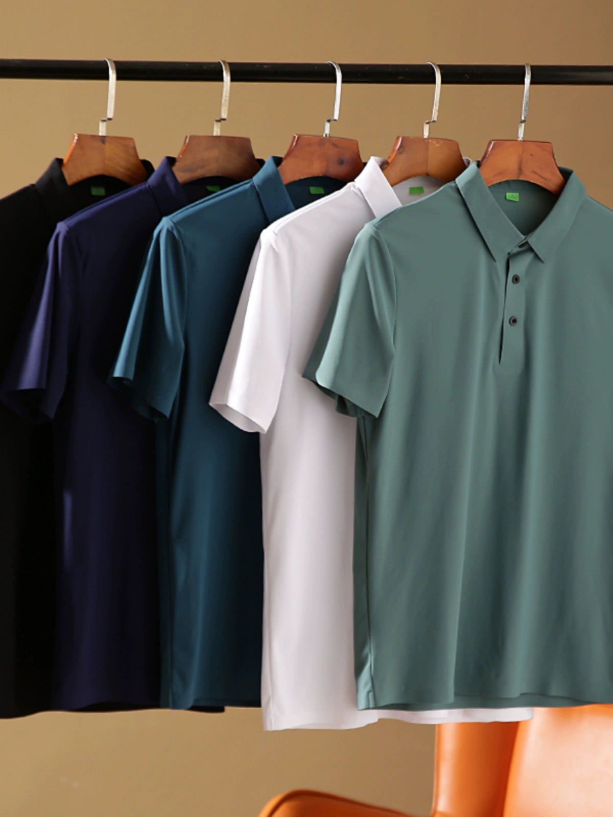 Polo Withdraw from Cupboard Casual Rubber Short-Sleeved T-shirt